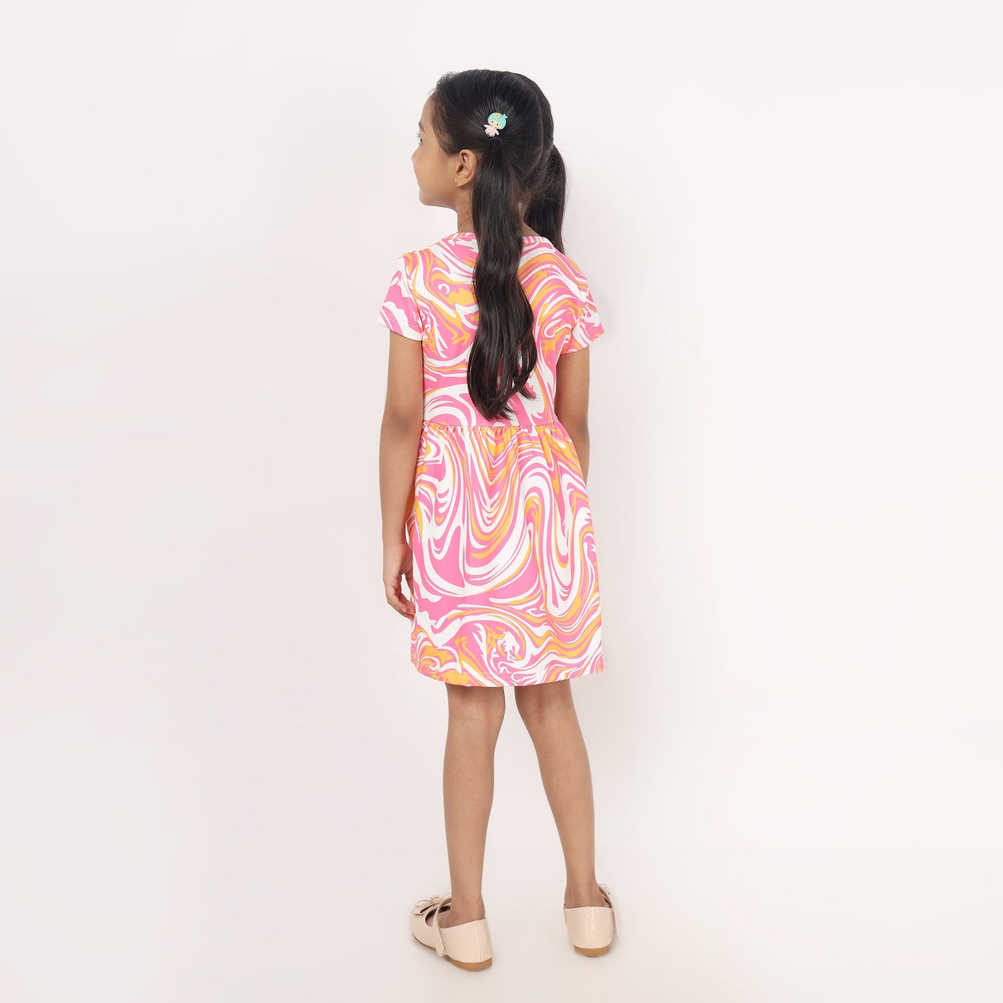 Junibear Pink Marble Dress - Junibear