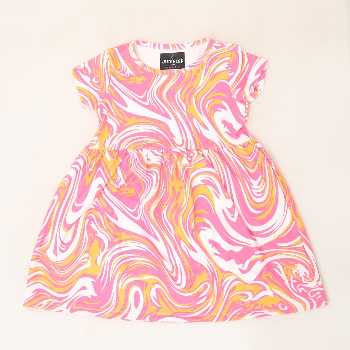 Junibear Pink Marble Dress - Junibear