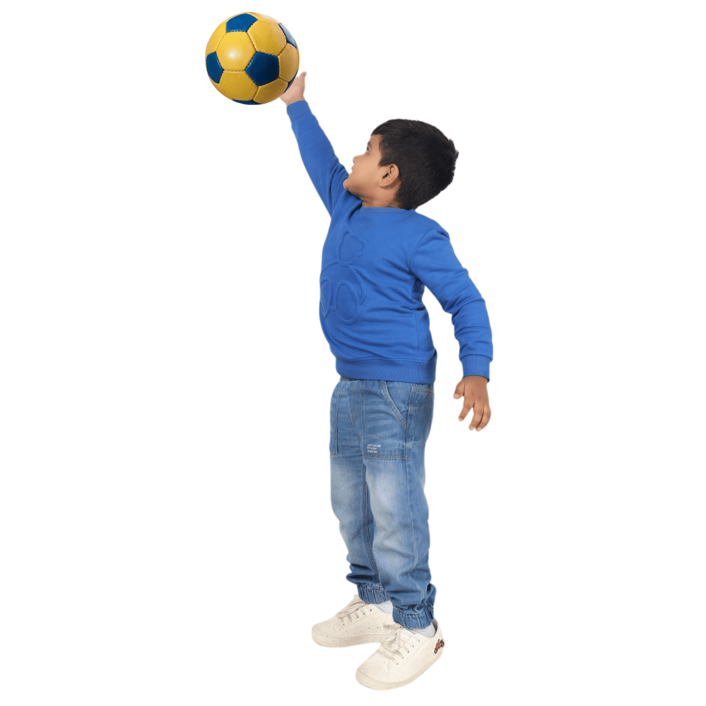 Junibear Winter Sweatshirt - Blue| Boys and Girls| 360 GSM - Junibear
