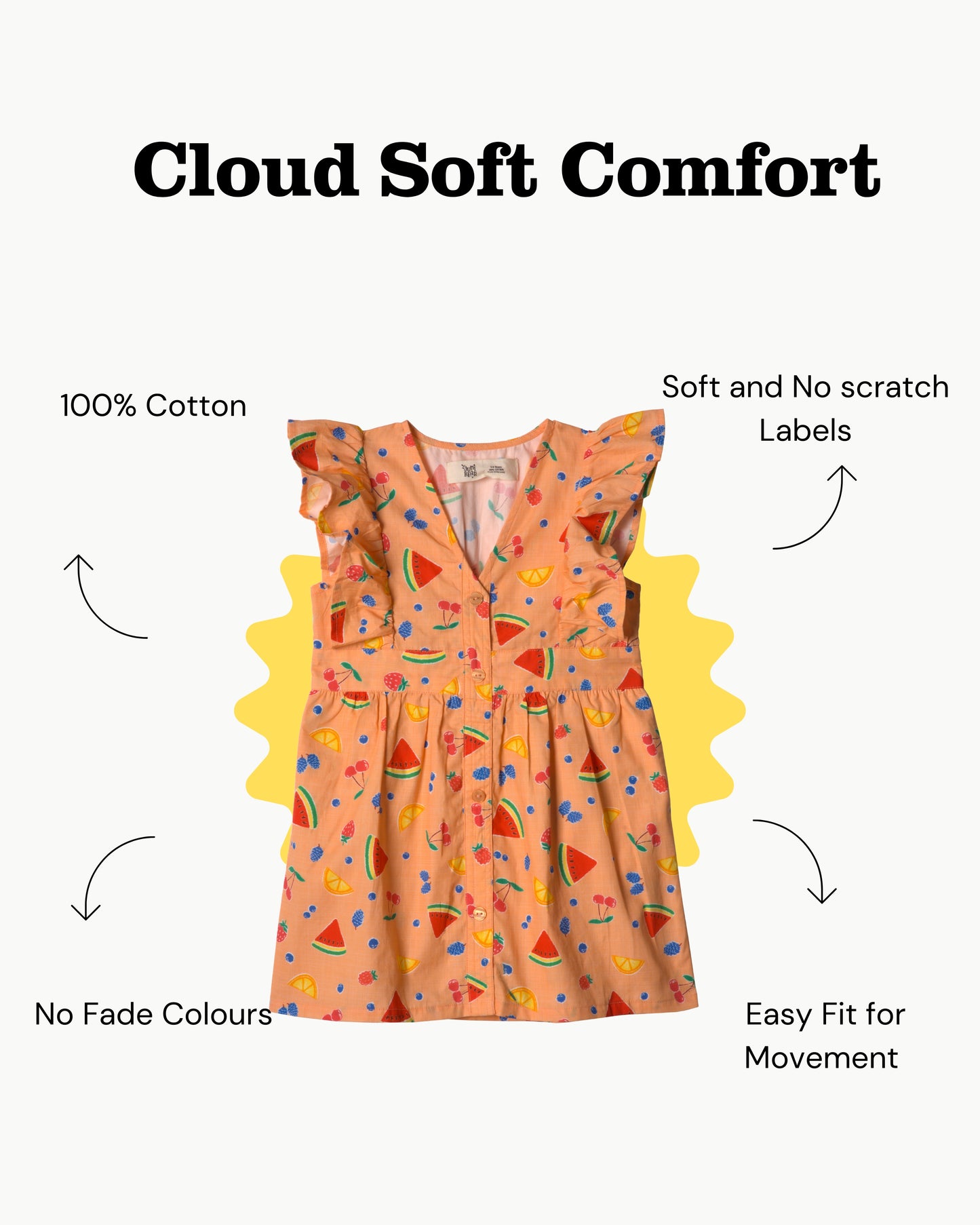 Fruit Pop Fiesta Flutter Dress