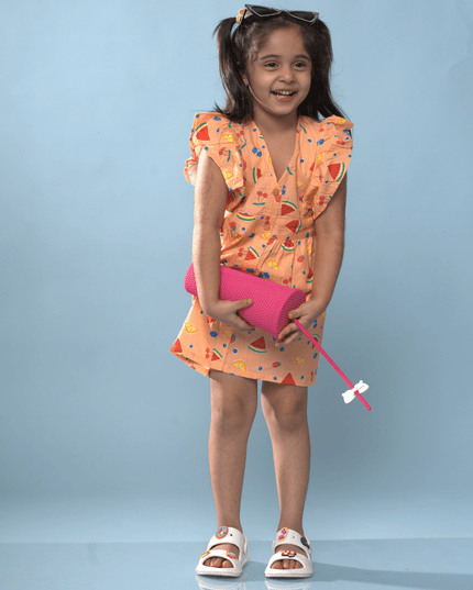 Fruit Pop Fiesta Flutter Dress - Junibear