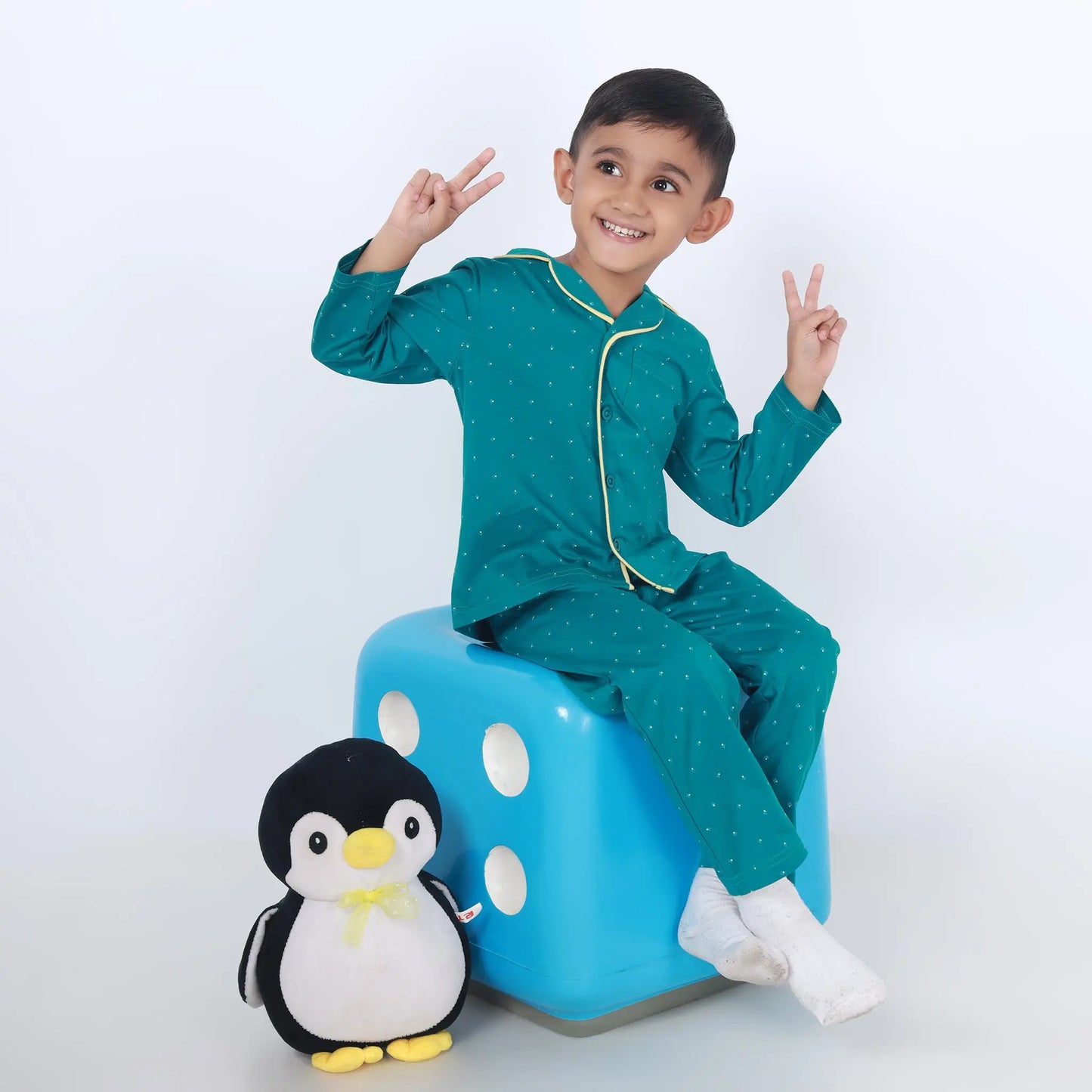 Junibear Nightwear - Green - Junibear