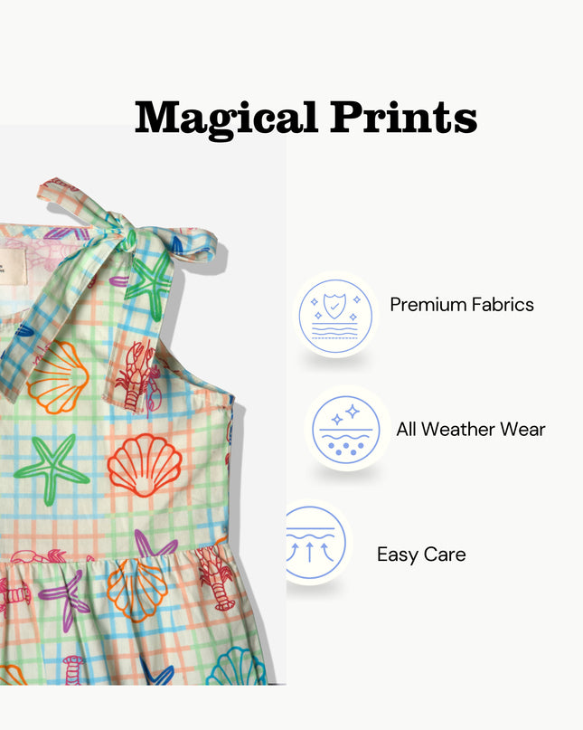 Tide & Twirl Tie Beach Dress