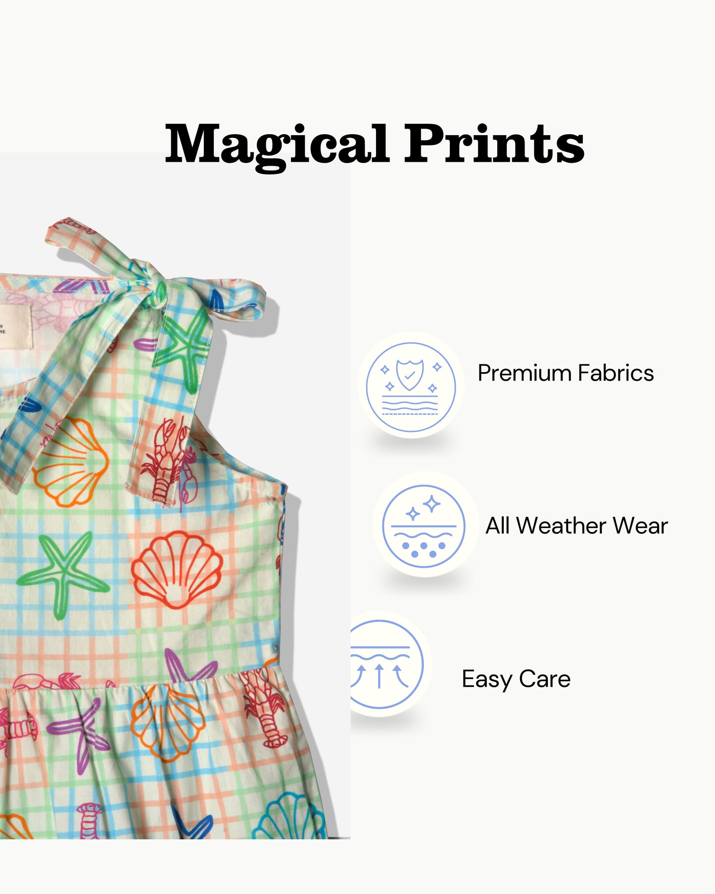 Tide & Twirl Tie Beach Dress