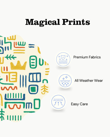 Asymmetric Doodle Dress