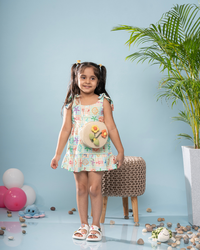 Tide & Twirl Tie Beach Dress