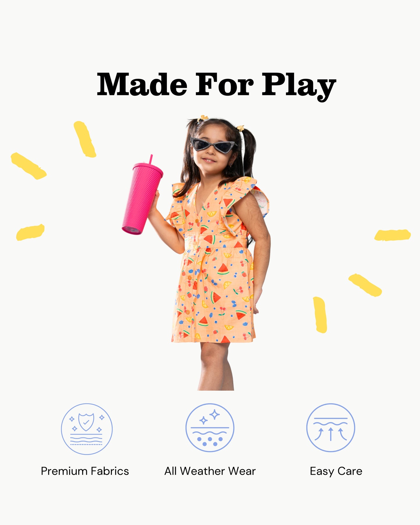 Fruit Pop Fiesta Flutter Dress