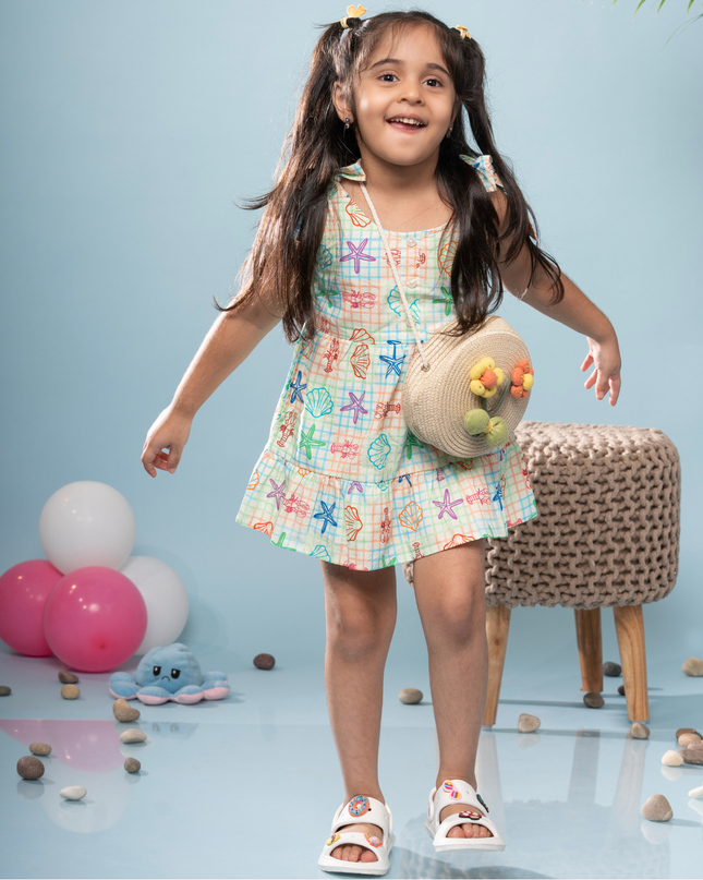 Tide & Twirl Tie Beach Dress