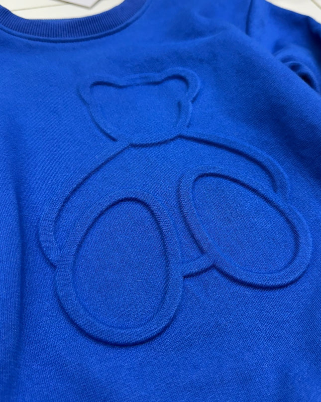Junibear Winter Sweatshirt-Blue| Boys and Girls| 360 GSM