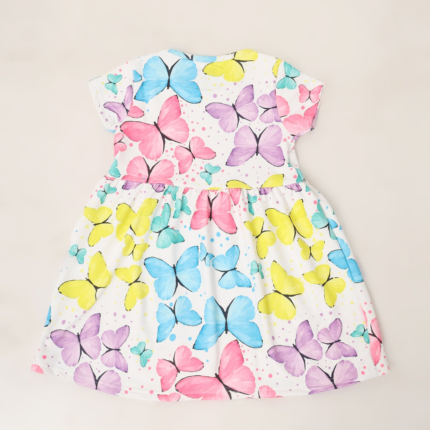 Junibear Printed Dress - Butterfly - Junibear