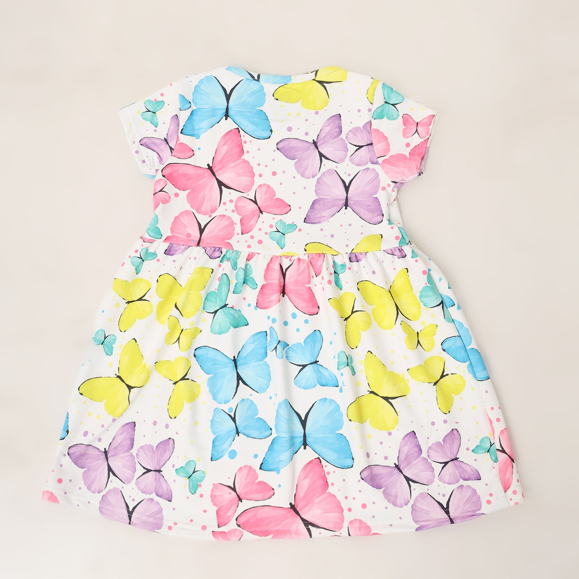 Junibear Printed Dress - Butterfly - Junibear