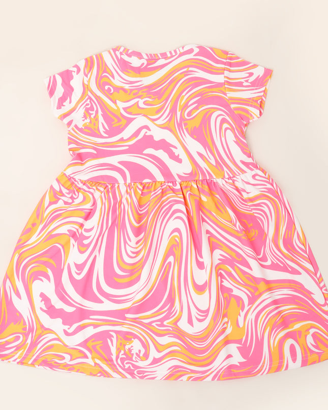 Junibear Pink Marble Dress